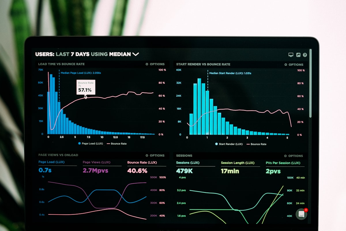 Search analytics and ranking charts